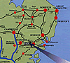 map of Essex